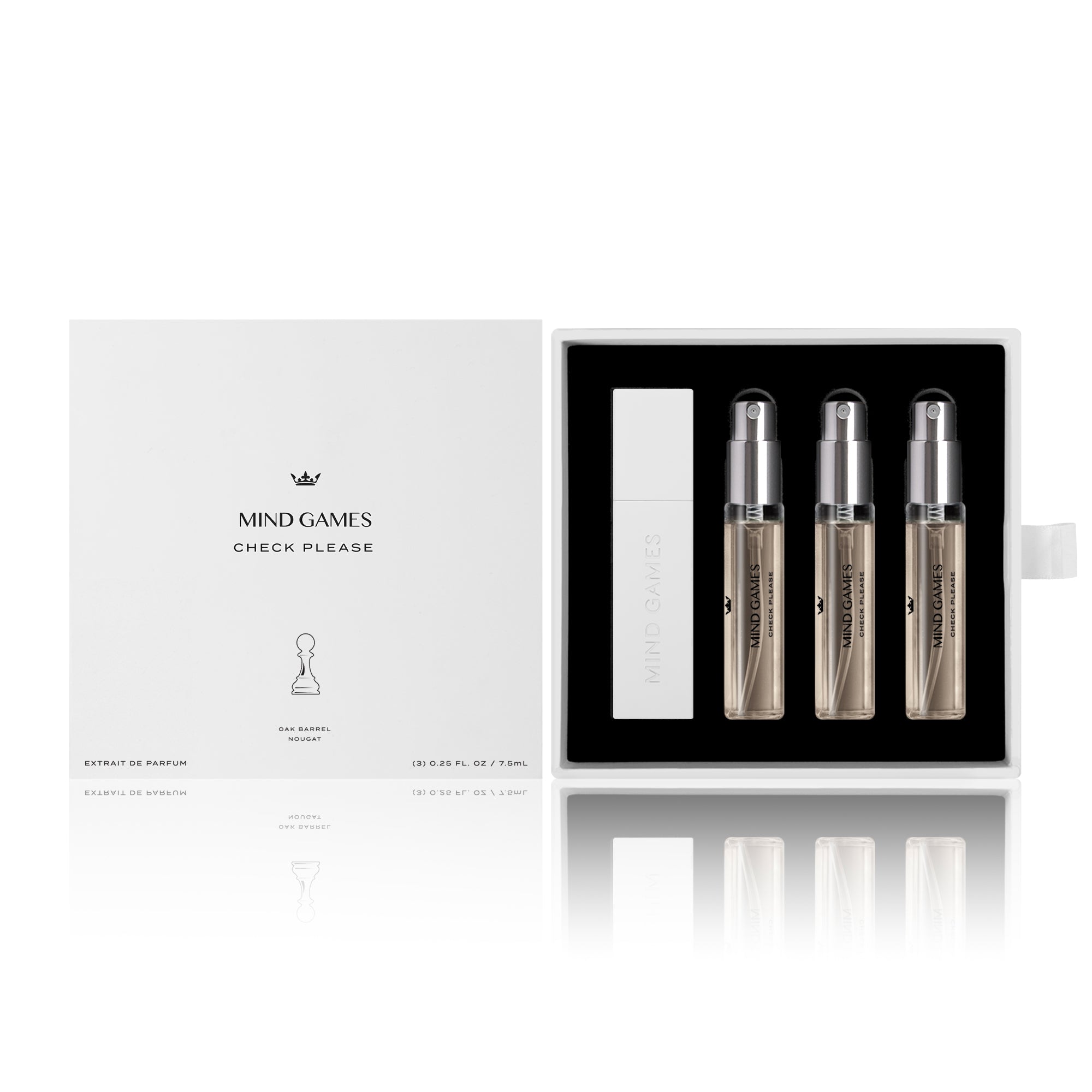Check Please Travel Trio 3 x 7.5ml | MIND GAMES | MIND GAMES